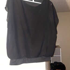 Elegant Black Women's Top